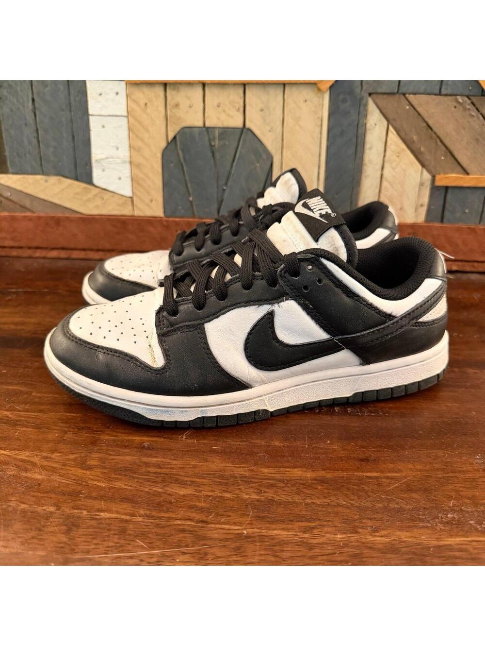 Nike Dunk Low Panda Black White Shoes Women’s Size 7